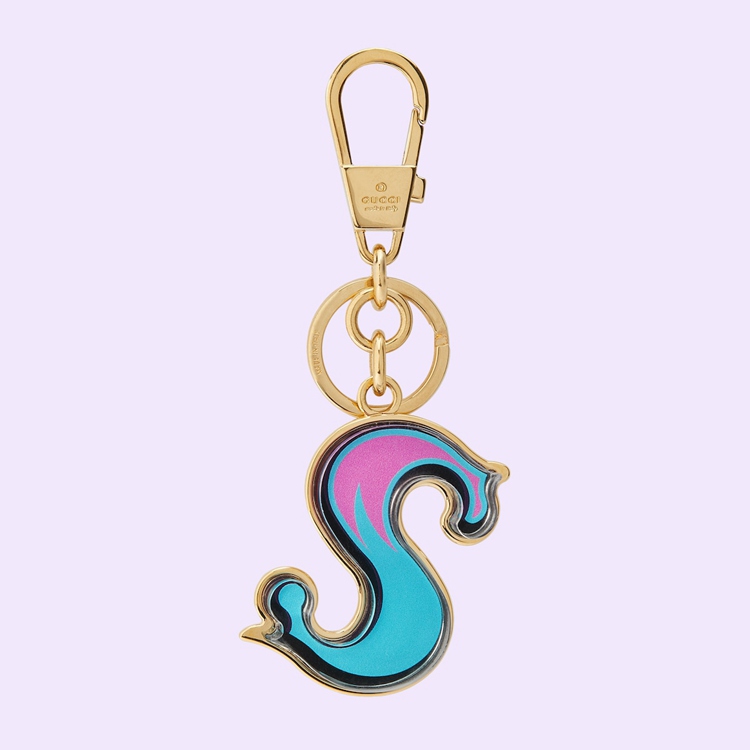 727987.JCFUG.8555.001.100.0000.Light Letter S Plexiglas keychain